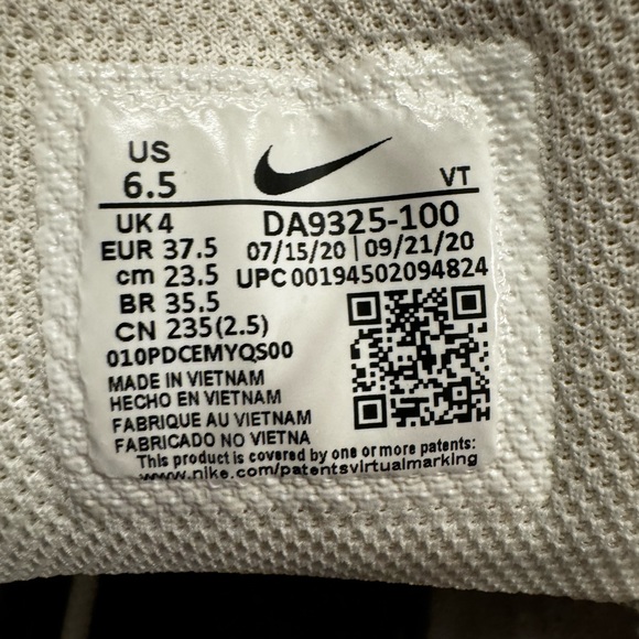 Nike Air Max 97 Women’s Size 6.5 White Pink Cream Summit DA9325-100 - Picture 7 of 9